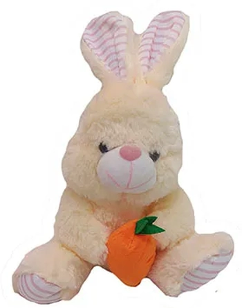 TP10304X COELHO PELUCIA C/CENOURA 34CM