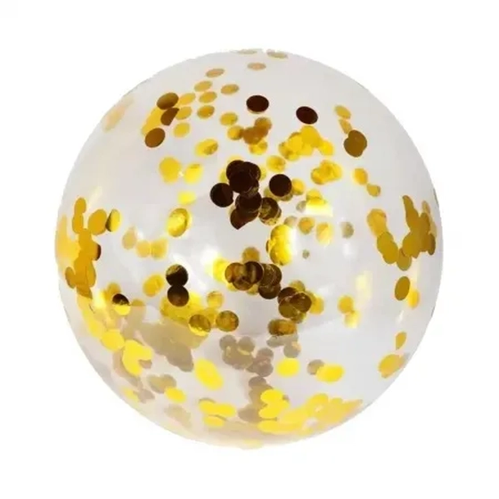 Q23478 BALAO BUBBLE N°18 C/CONFETE DOURADO