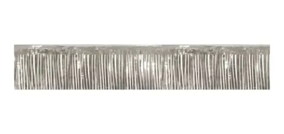 Q23230 FAIXA DECORATIVA METALIZADA PRATA 20X200CM