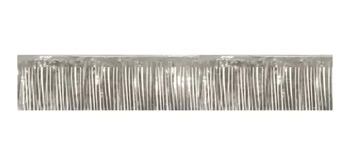 Q23230 FAIXA DECORATIVA METALIZADA PRATA 20X200CM