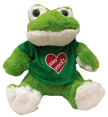 31300629 PELUCIA SAPO SENTADO C/ROUPA M