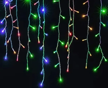 11803 CASCATA 200LEDS COLOR 8 FUNCOES