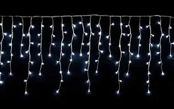 34007 CASCATA 400LEDS BRANCO FIXO BIVOLT