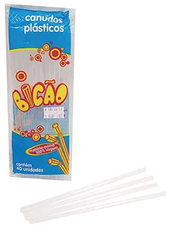 CANUDO MILK SHAKE CRISTAL C/40