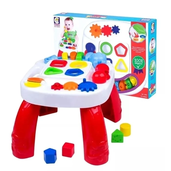 2390 MESA DIDATICA PLAY TIME VERMELHA