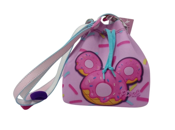 B4362 BOLSINHA BUCKET DONNUTS ROSA