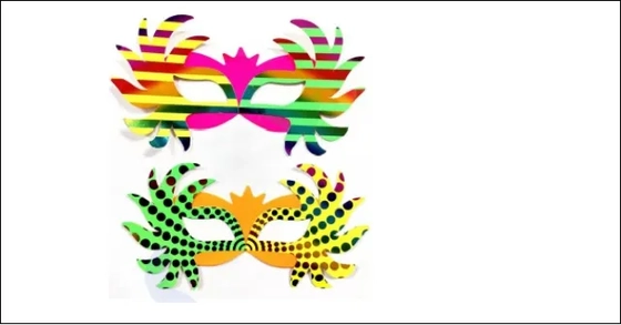 915159 MASCARA DE PAPEL FENIX  C/6