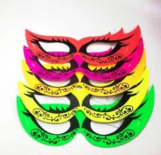 915160 MASCARA DE PAPEL GATINHA LUXO C/10