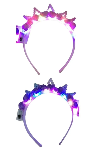 915180/915179 TIARA COROA LUXO C/FLORES