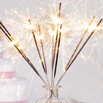 VM-SS4 VELA PALITO PRATA 10 UNIDADES 40CM