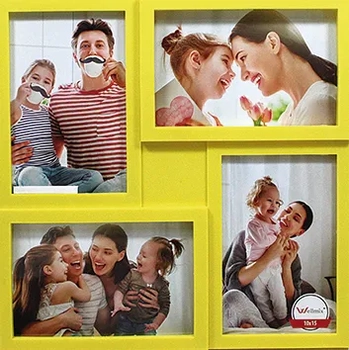 WX5466 PORTA RETRATO PLASTICO 4 FOTOS 10X15CM