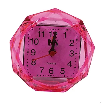 MAX-43969-68 RELOGIO DESPERTADOR TRANSPARENTE