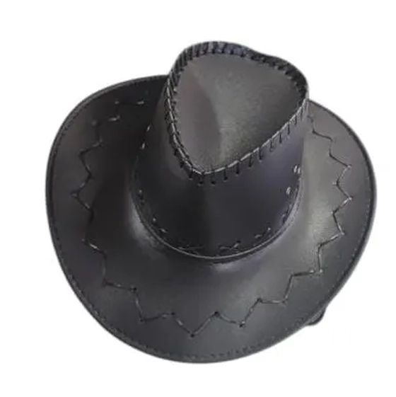 915184 CHAPEU COWBOY DE COURO