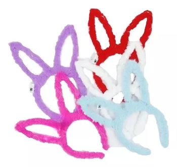 915190 TIARA ORELHA DE COELHO PELUCIA C/LUZ