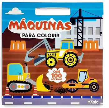 83559 MAQUINAS PARA COLORIR - COM 100 ADESIVOS