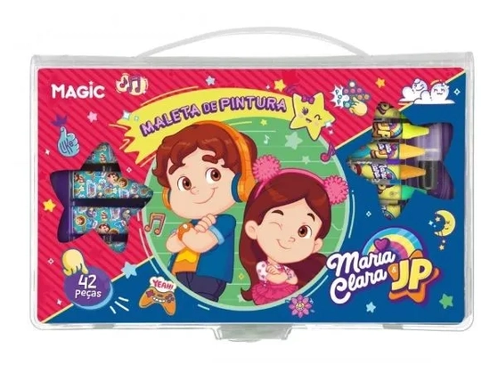902901 MALETA DE PINTURA 42 PEÇAS MARIA CLARA E JP
