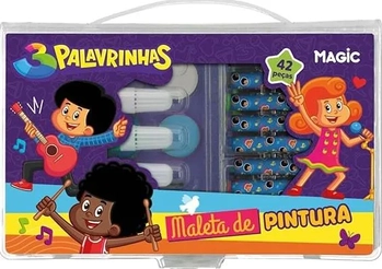 902369 MALETA DE PINTURA 42 PEÇAS - 3 PALAVRINHAS