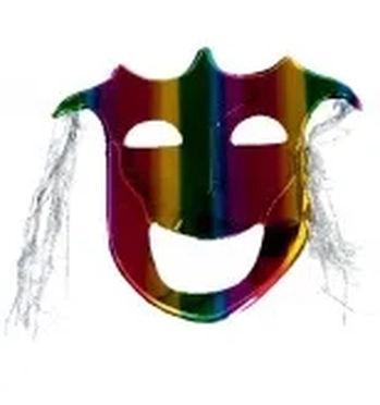 YBR59 PAINEL ROSTO 3D METALIZADO