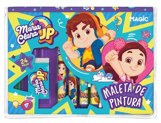 02895 MALETA DE PINTURA 24 PECAS MARIA CLARA E JP