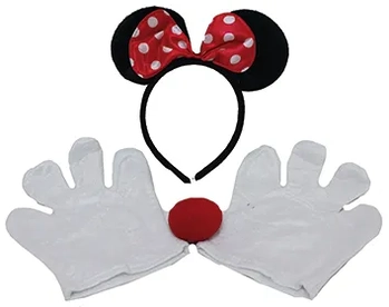 13561 KIT FANTASIA C/TIARA E LUVA
