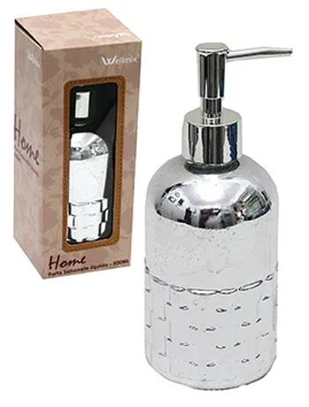 WX5931 PORTA SABONETE LIQUIDO DE VIDRO 500ML TRANCADO