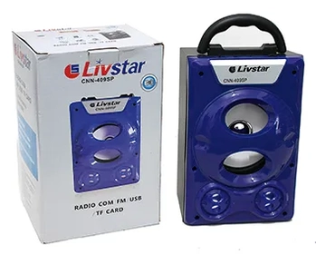 CNN-409 CAIXA DE SOM PORTATIL 40W BIVOLT C/LUZ