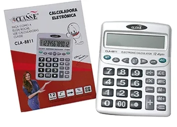CLA8811 CALCULADORA MEDIA C/12 DIGITOS