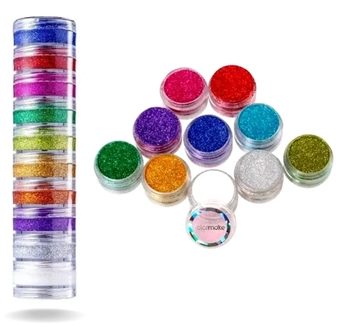 2008 GLITTER CREMOSO KIT 10 CORES
