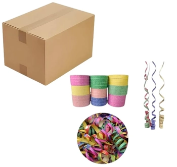 SERPENTINA DE PAPEL C/75 PCTES C/12 ROLOS