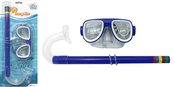 WX6474 KIT MASCARA DE MERGULHO E SNORKEL CARTELA
