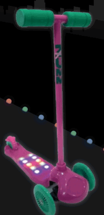 408500 PATINETE ZUMM 03 RODAS C/LED - ROSA