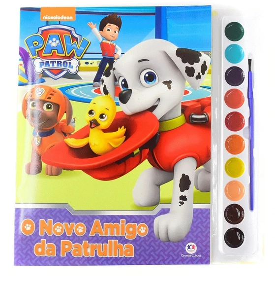 82521 LIVRO AQUARELA PATRULHA CANINA