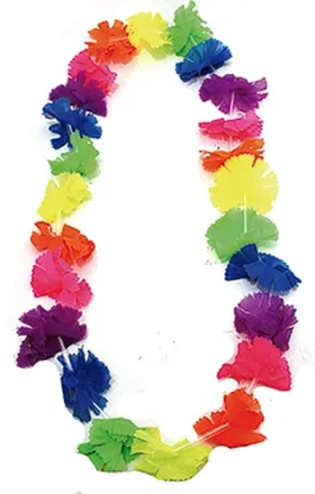 MOD-463 COLAR HAVAIANO MULTICOLORIDO C/12