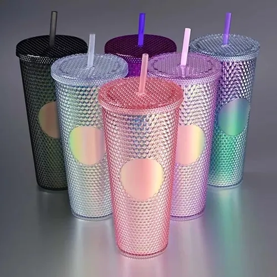 GDR1075 COPO PLASTICO C CANUDO 720ML