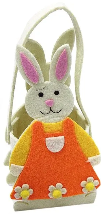 BF2678 CESTINHA DE PASCOA DE FELTRO