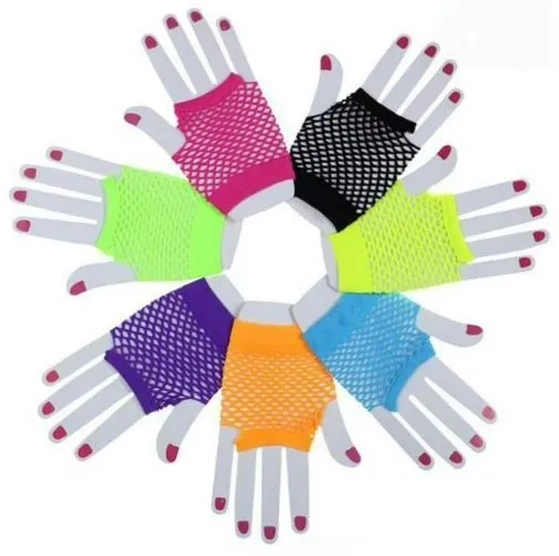 Q23327 LUVA ARRASTAO CURTA NEON