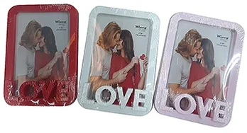 PHC01164 PORTA RETRATO PLASTICO COLOR LOVE