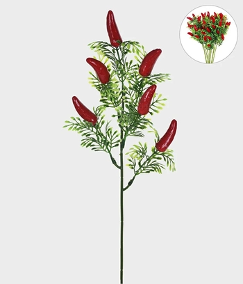 18431-009 HASTE PIMENTA X6 VERMELHO