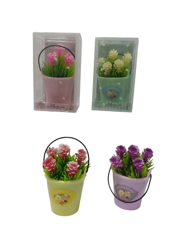 ASH-82.0207 VASO COM FLOR