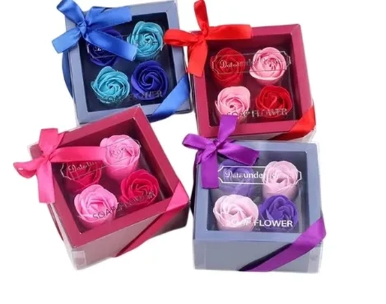 ASH-82.0230 ENFEITE DE FLOR DE SABONETE (4 FLORES)