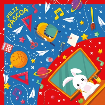 88500370 EXPRESS TEACHER AZUL 18X18 PT C/25 UN