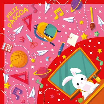 88500371 EXPRESS TEACHER ROSA 18X18 PT C/25 UN