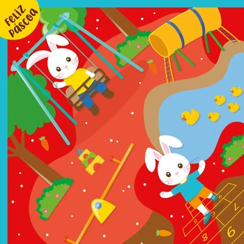 88500375 EXPRESS PARQUINHO VERMELHO 18X18 PT C/25 UN