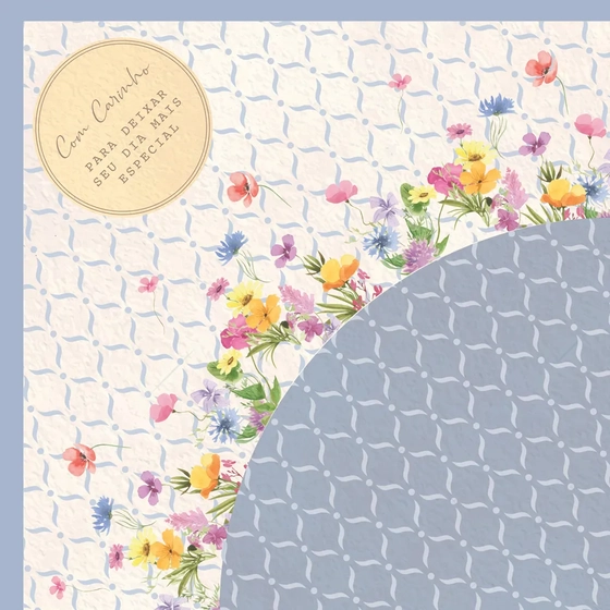 88500400 EXPRESS FLORENS AZUL 39X39 PT C/25 UN