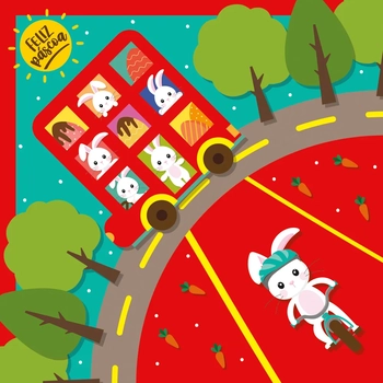 88500391 EXPRESS CITY TOUR VERMELHO 35X35 PT C/25 UN