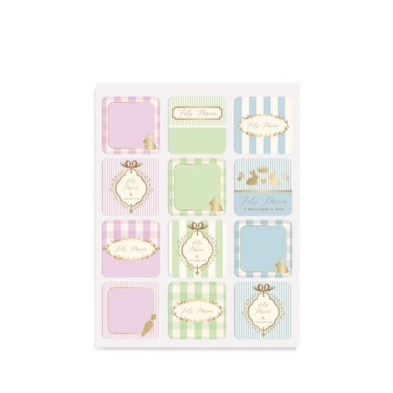 18100221 CARTELA ADESIVA QUINN 14X19 PT C/24 UN