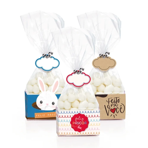 13006511 KIT FUNDO RET PASCOA STDO M 8,5X5,5X4,5 KIT C/10 PC