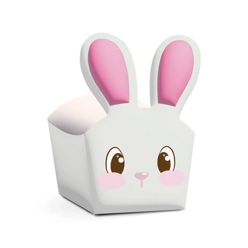 13007270 CESTINHA ORELHA LANA 8,5X8,5X6 PT C/10 UN