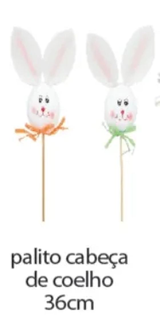 AX20587-A PALITO CABECA DE COELHO 36CM