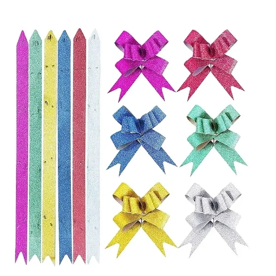 LACO FACIL C/GLITTER 12CM C/10